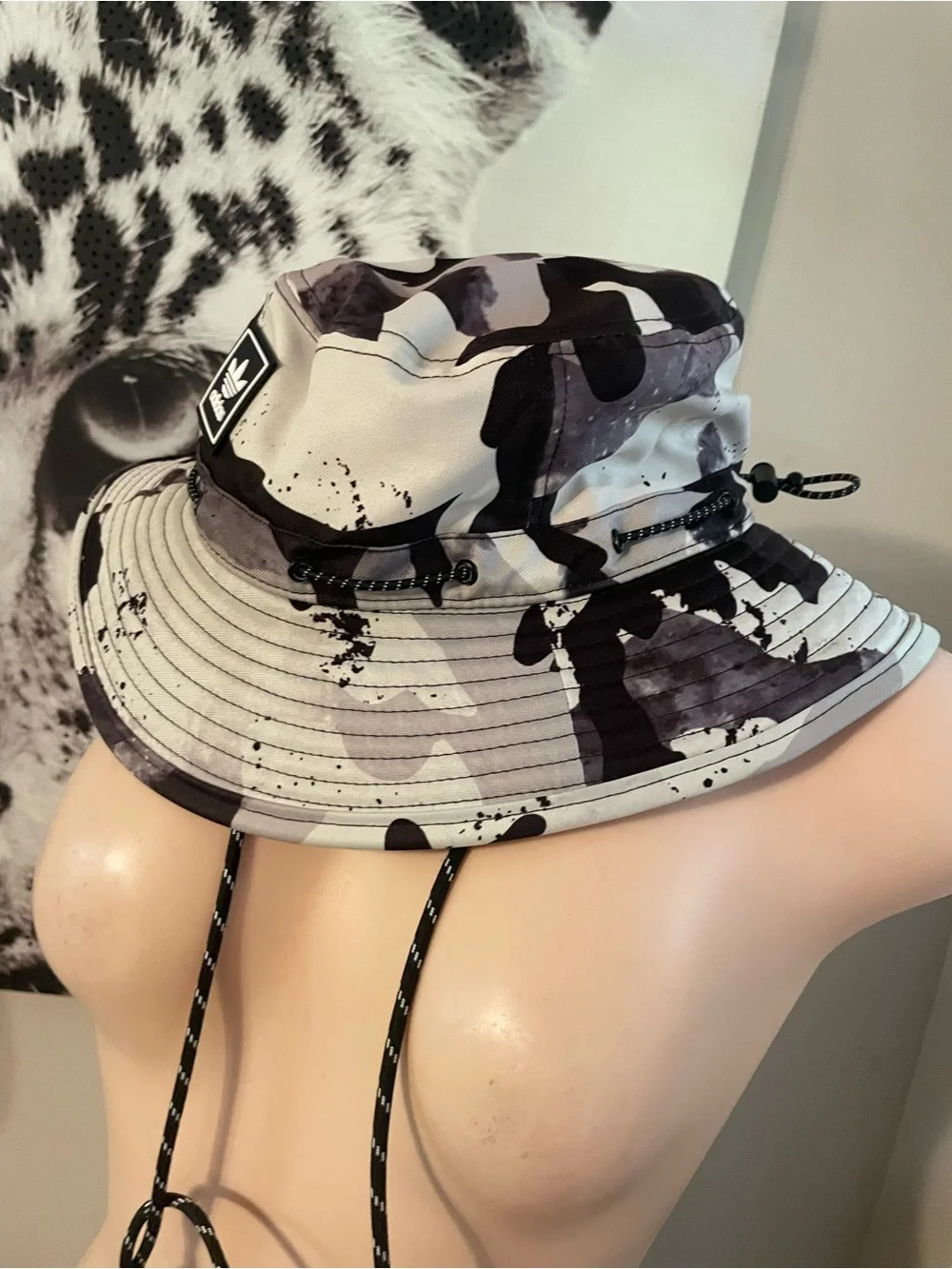 an adidas Originals utility camo boonie hat cap all-over splatter camo discontin